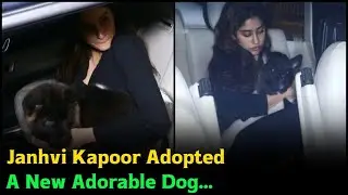 Janhvi Kapoor Adopted a New Dog