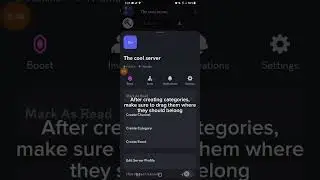 How to create a discord server on mobile