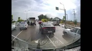 ДТП автобусов на Ейском шоссе
