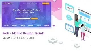 Mobile App / Website Design Ideas User Interface & Experience ( UI UX ) Trends  2019 / 2020