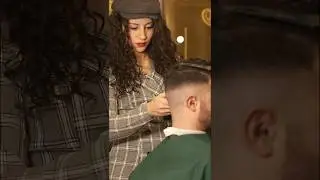 ASMR 💈 WOMAN BARBER / SKIN FADE