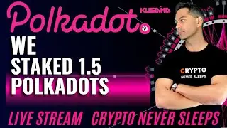 Staking 1 dot. Polkadot, we staked 1.5 dots!