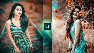 Lightroom Aqua And Red Photo Editing | Lightroom Photo Editing || preset download free ||