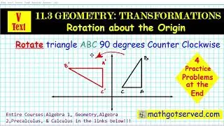 11.3 Geometry How Rotate Polygons Transformations Mathgotserved Vtext Teachers pay rotation rules