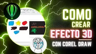 CREAR EFECTO 3D CON CORELDRAW | HERRAMIENTA EXTRUSION