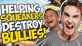 HELPING SQUEAKERS DESTROY BULLIES!! on Call of Duty Modern Warfare!