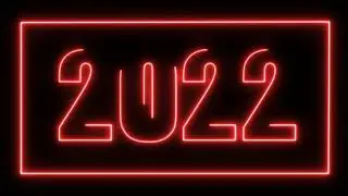 Black Festive Happy New Year Countdown Creative Video