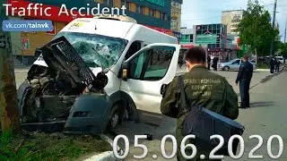Подборка аварии ДТП на видеорегистратор за 05.06.2020 год