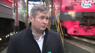 В локомотивном депо показали, как пассажиров электричек защищают от коронавируса