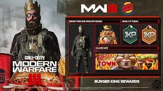 NEW FREE MW3 Burger King Operators Promotional Rewards! (Modern Warfare 3 Burger Town King Operator)