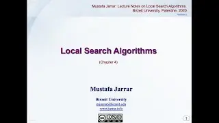 Introduction to Local Search Algorithms (P1/4)