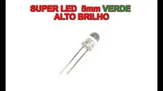Super Led 5mm Verde Alto Brilho