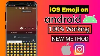 Change Your Android Emojis to iOS Emojis | Android Phone | Working Trick |