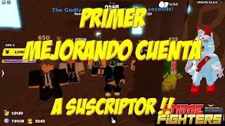 🔴PRIMER MEJORANDO CUENTA EN ANIME FIGTHERS SIMULATOR MODO HARDCORD ✨⚔️ #afs  #roblox #anime #play