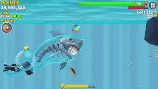 Hungry Shark Evolution Ghost Shark Android Gameplay #6