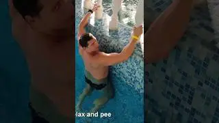 How to pee in the pool