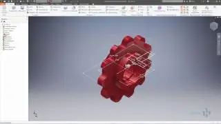 Создание звездочки в Autodesk Inventor Часть #3