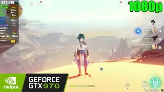 GTX 970 | Genshin Impact - 1080p (tested in 2023)