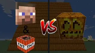 Minecraft - Steve & TNT VS 1000 Pumpkin! (Ep.2) (Halloween Special)