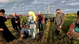 Батюшка встречает в Подстепном  Лето 2022