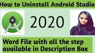 How to Uninstall Android Studio |Android Studio Tutorial |Android Studio |Shreya's Stuff