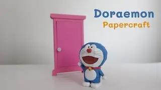 Doraemon and Anywhere Door Papercraft