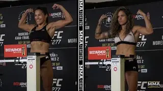 Julianna Pena Waits Until Last Minute, Makes Weight Alongside Amanda Nunes For UFC 277