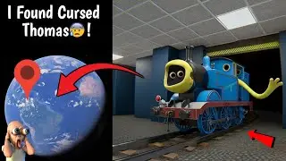 😰 I Found Cursed Thomas In Tunnel Caught On Google Earth and Google Maps! #googleearth