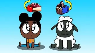 Baby Amanda and Wooly the Sheep || Amanda The Adventurer Animation