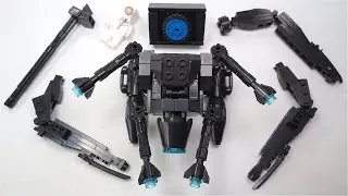 LEGO Skibidi Toilet Upgraded Camera Strider Unofficial Lego Set