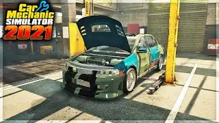 ПЕРВЫЙ РАЗ РЕМОНТИРУЮ МАШИНЫ! CAR MECHANIC SIMULATOR 2021