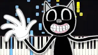 Cartoon Cat Song - Piano tutorial