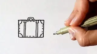 Zo teken je een Koffer! | Doodle Dag #37