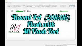 Xiaomi 4A (2016116) Flashing With Mi Flash Tools By GSMBJ