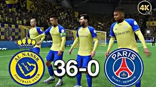When Halaand & Mbape & Messi & Ronaldo play together | Paris Saint-Germain vs Al Nasr | EAFC25
