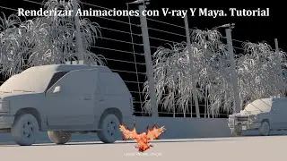 Cómo renderizar animaciones en Vray y Maya. Tutorial