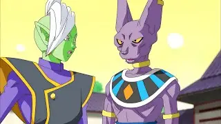 Beerus Destroys Zamasu By Saying Hakai! English Dub