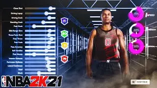 I FOUND THE BEST OFFENSIVE THREAT BUILD IN NBA 2K21! 35+ SHOOTING BADGES + HOF PLAYMAKING BADGES!