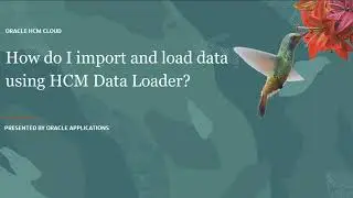 Data Loading | How do I import and load data using HCM Data Loader?