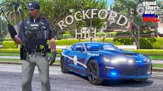 State Trooper Chasing Dangerous Criminals In The City - GTA 5 RP