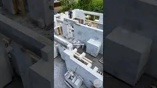 Строим дом из газобетона 117 м2: три спальни и кухня-гостиная с выходом на террасу #дом #газобетон