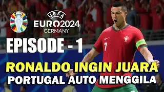 AKU PERTAMA KALI COBA DLC UEFA EURO 2024 - EA SPORTS FC 24. SERU BANGET DAN BIKIN NGAKAK! #1