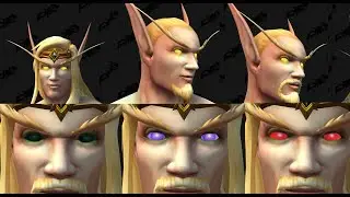WoW Shadowlands Updated Blood Elf Customization Options (Including Beards)