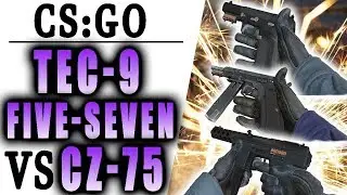 CS:GO - TEC-9 AND FIVE-SEVEN VS CZ-75 WHICH ONE IS THE BEST PISTOL?