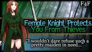 Protective Knight Saves You From Thieves[Flirty][Dominant] | Medieval Lesbian ASMR Roleplay /F4f/