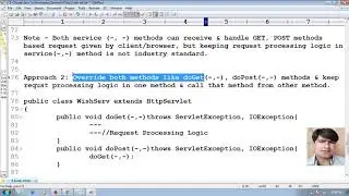 31 How Servlet is flexible to take both GET, POST Request | Adv Java Servlet Programming Tutorial