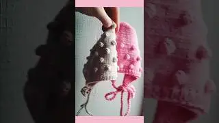 Вязаные шапочки в узелочек Хендмейд юа 