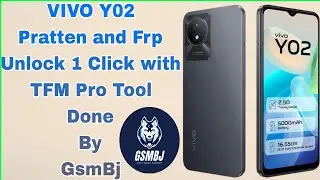 VIVO Y02 Pratten and Frp Unlock 1 Click with TFM Pro Tool Done By GsmBj #vivo #tfm #frpbypass
