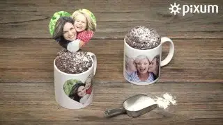 Ricetta dolce nella Foto-tazza Pixum