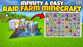 Easy Raid Farm in Minecraft 1.21 | Best Raid Farm in Minecraft java & Bedrock 20000 Items per hour